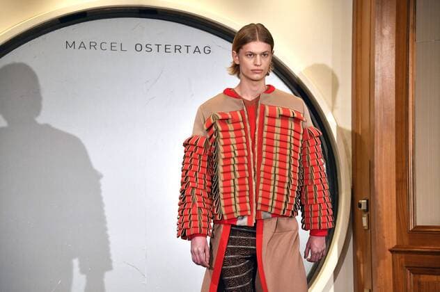 Model at the Marcel Ostertag Fashion Show at the Fashion Week Berlin Autumn Winter 2019 at The Westin Grand Hotel Berlin 16 01 2019 Foto:xF.xKernx xFuturexImage