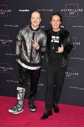 DJ Chino and Mateo Jaschik Culcha Candela at the Maybelline Fashion Show at the Fashion Week Berlin Autumn Winter 2019 at the Postbahnhof Berlin 17 01 2019 Foto:xN.xKubelkax xFuturexImage