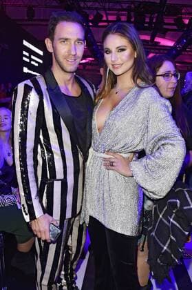 Marcel Remus and Carina Zavline at the Maybelline Fashion Show at the Fashion Week Berlin Autumn Winter 2019 at the Postbahnhof Berlin 17 01 2019 Foto:xN.xKubelkax xFuturexImage