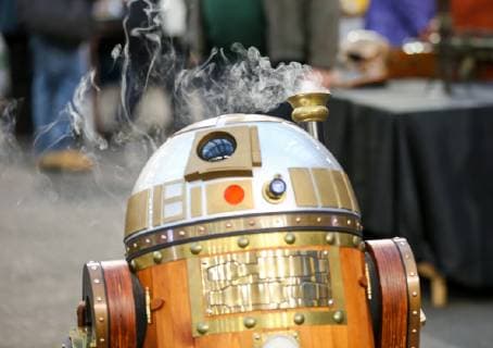 News Bilder des Tages January 18, 2019 - London, United Kingdom - A model of Dalek is seen at the annual London Model Engineering Exhibition at Alexandra Palace, north London. Over 50 clubs and societies are exhibiting full spectrum of modelling from traditional model engineering, steam locomotives and traction engines through to the more modern gadgets including trucks, boats, aeroplanes and helicoptersÃäwith nearly 2,000 models constructed by their members. London United Kingdom - ZUMAs197 20190118_zaa_s197_056 Copyright: xDinendraxHariax