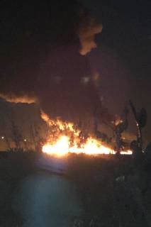 January 18 2019 EUM20190118NAC39 JPG TLAHUELILPAN Hgo ExplosionExplosion Pipeline January 18, 2019 So far more than 70 injured and 20 killed by the explosion of a fuel leak from San Primitivo in the municipality of Tlahuelilpan Hidalgo Photo Agency EL UNIVERSALEELG  - ZUMAu78_ 20190118_zaf_u78_091 Copyright: xElxUniversalx