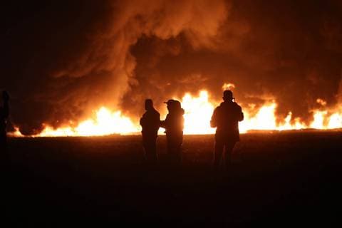 January 19 2019 EUM20190119NAC03 JPG TLAHUELPAN Hgo ExplosionExplosion Pipeline Aspects of the fire caused by a fuel leak from San Primitivo in the municipality of Tlahuelilpan Hidalgo So far 21 people have died and 71 have been injured Photo Agency EL UNIVERSALValente RosasEELG  - ZUMAu78_ 20190119_zaf_u78_003 Copyright: xElxUniversalx