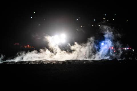 (190119) -- TLAHUELILPAN, Jan. 19, 2019 (Xinhua) -- MEXICO-HIDALGO-PIPELINE-EXPLOSION Photo taken on Jan. 19, 2019 shows the site of a pipeline explosion in the municipality of Tlahuelilpan, Hidalgo state, Mexico. At least 20 people were killed and 54 others injured in a pipeline explosion in the central Mexican state of Hidalgo on Friday, local authorities said. (Xinhua Xin Yuewei) MEXICO-HIDALGO-PIPELINE-EXPLOSION 
