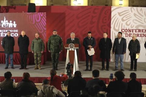 January 19 2019 EUM20190119NAC07 JPG CIUDAD DE MEXICO PresidencyPresidencia AMLO January 19, 2019 President Andres Manuel Lopez Obrador clarifies that although it hurts a lot what happened by the explosion in the Pemex pipeline of Tlahuelilpan Hidalgo the strategy of the fight against fuel theft will continue Photo Agency EL UNIVERSALJuan Carlos ReyesEELG  - ZUMAu78_ 20190119_zaf_u78_008 Copyright: xElxUniversalx