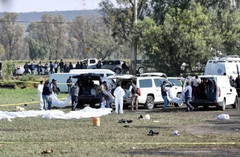 January 19 2019 EUM20190119NAC14 JPG TLAHUELILPAN Hgo ExplosionExplosion Pipeline January 19, 2019 Experts from the Attorney Generals Office of the Republic perform the removal of the bodies of people killed after the explosion in a Pemex pipeline in this community during the night of Friday So far 67 deaths and 75 injuries are recorded Photo Agency EL UNIVERSALValente RosasEELG  - ZUMAu78_ 20190119_zaf_u78_015 Copyright: xElxUniversalx