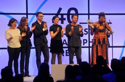 The 40 Max Ophüls Filmfestival ends on Saturday 19 01 2019 with the grand award ceremony at the Saarbrücker E Werk Im Bild Joy Alphonsus receives a prize for best young actress and receives the prize for the socially relevant film for JOY in which she plays the leading role. bub