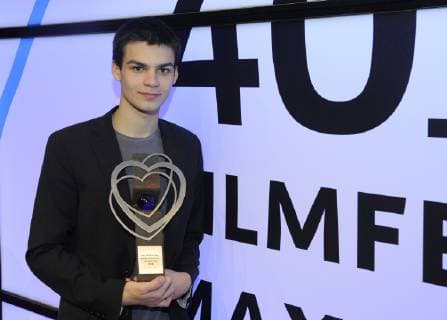 The 40 Max Ophüls Filmfestival ends on Saturday 19 01 2019 with the grand award ceremony at Saarbrückens E Werk Im Bild Simon Frühwirth receives the prize for best young actor for his role in Neverland. bub