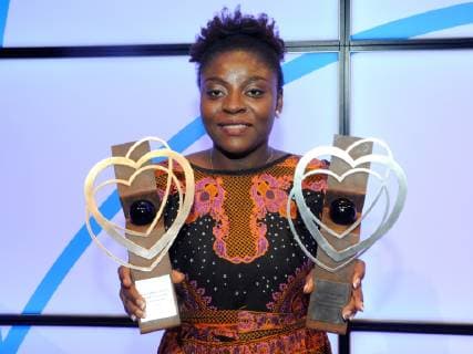 The 40 Max Ophüls Filmfestival ends on Saturday 19 01 2019 with the grand award ceremony at the Saarbrücker E Werk Im Bild Joy Alphonsus receives a prize for best young actress and receives the prize for the socially relevant film for JOY in which she plays the leading role. bub