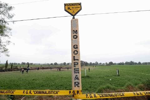 January 20 2019 EUM20190120NAC10 JPG TLAHUELILPAN Hgo ExplosionExplosion Pipeline January 20, 2019 Elements of the Secretary of National Defense guard the property where three days ago exploited a clandestine take in the Pemex pipeline of this municipality that so far has left 79 dead and 81 injured Photo Agency EL UNIVERSALValente RosasEELG  - ZUMAu78_ 20190120_zaf_u78_014 Copyright: xElxUniversalx