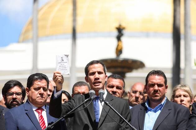 News Themen der Woche KW04 News Bilder des Tages President of the Venezuelan Parliament Juan Guaido during an act at the Federal Legislative Palace, in Caracas, Venezuela, 21 January 2019. Guaido expressed that the legislative power will remain firm in its decisions which include not recognizing Nicolas Maduro s Government. Guaido says the Venezuelan Parliament remain strong !ACHTUNG: NUR REDAKTIONELLE NUTZUNG!  Copyright: xCristianxHernandezx AME544 20190121-636836960101318827