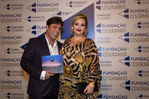 Premio Cesgranrio de Teatro Verleihung in Rio de Janeiro RIO DE JANEIRO, RJ - 21.01.2019: PRÊMIO CESGRANRIO DE TEATRO 2019 - Marcio Gomes and Gottsha, during the CESGRANRIO 2019 Theater Prize, held this Monday (21) at the Copacabana Palace, in Rio de Janeiro, RJ. x1668349x  AndréxHorta