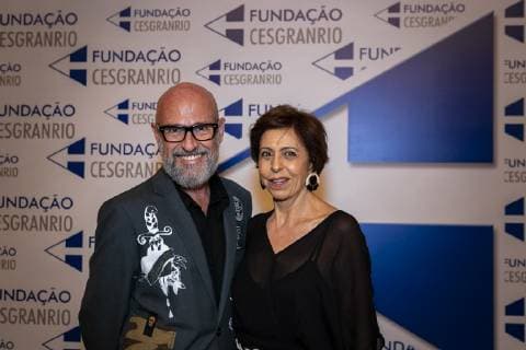Premio Cesgranrio de Teatro Verleihung in Rio de Janeiro RIO DE JANEIRO, RJ - 21.01.2019: PRÊMIO CESGRANRIO DE TEATRO 2019 - Gilberto Gawroneki and Stella Freitas, during the CESGRANRIO 2019 Theater Prize, held this Monday (21) at the Copacabana Palace, in Rio de Janeiro, RJ. x1668356x  AndréxHorta