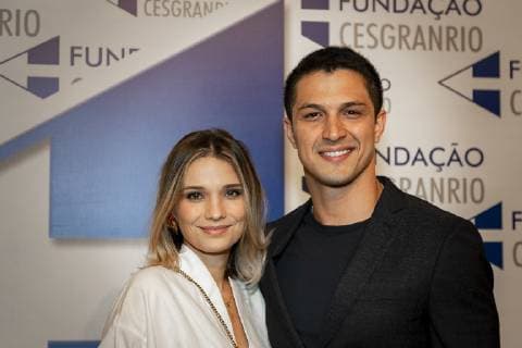 Premio Cesgranrio de Teatro Verleihung in Rio de Janeiro RIO DE JANEIRO, RJ - 21.01.2019: PRÊMIO CESGRANRIO DE TEATRO 2019 - Rômulo Estrela and Nilma Quariguasi, during the CESGRANRIO 2019 Theater Prize, held this Monday (21) at the Copacabana Palace, in Rio de Janeiro, RJ. x1668489x  AndréxHorta