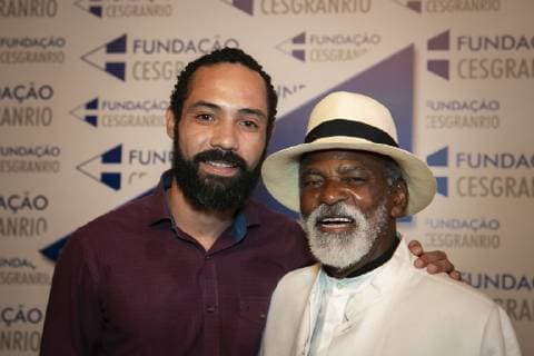 Premio Cesgranrio de Teatro Verleihung in Rio de Janeiro RIO DE JANEIRO, RJ - 21.01.2019: PRÊMIO CESGRANRIO DE TEATRO 2019 - Silvio Guindane and Antônio Pitanga, during the CESGRANRIO 2019 Theater Prize, held this Monday (21) at the Copacabana Palace, in Rio de Janeiro, RJ. x1668595x  AndréxHorta