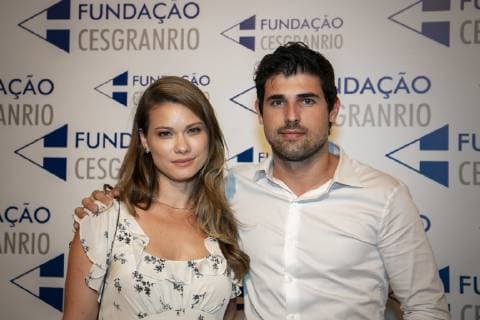Premio Cesgranrio de Teatro Verleihung in Rio de Janeiro RIO DE JANEIRO, RJ - 21.01.2019: PRÊMIO CESGRANRIO DE TEATRO 2019 - Karen Junqueira and Rodinei Bucco, during the CESGRANRIO 2019 Theater Prize, held this Monday (21) at the Copacabana Palace, in Rio de Janeiro, RJ. x1668601x  AndréxHorta