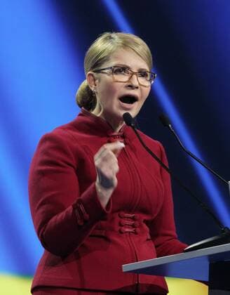 January 22, 2019 - Kiev, Ukraine - Ukrainian politician and candidate in presidental elections YULIA TYMOSHENKO speaks during a solemn congress of the all-Ukrainian association Batkivshchyna ( Fatherland ) party in Kiev, Ukraine, on 22 January 2019. Yulia Tymoshenko was nominated by the congress as a candidate for the upcoming presidential elections, which to be held March 31, 2019. Kiev Ukraine - ZUMAg194 20190122_zap_g194_012 Copyright: xSergxGlovnyx