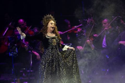 The British soprano Sarah Brightman presents in concert her new production HYMN, at the Telmex Auditorium in the city of Guadalajara, Jalisco, Mexico, 22 January 2019. Sarah Brightman presents her new production HYMN, in western Mexico !ACHTUNG: NUR REDAKTIONELLE NUTZUNG!  Copyright: xFranciscoxGuascox AME1231 20190123-636838184209744576