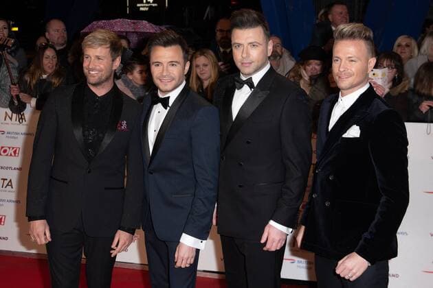 January 22, 2019 - London, New York, United Kingdom of Great Britain and Northern Ireland - Westlife arriving at the National Television Awards at The O2 arena on January 22 2019 in London, England London United Kingdom of Great Britain and Northern Ireland  - ZUMAny1_ 20190122_zaf_ny1_155 Copyright: xFamousx