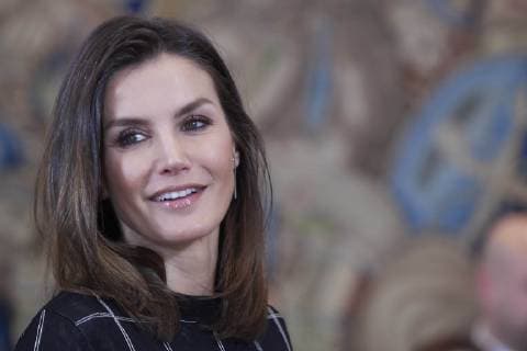 24-01-2019 Queen Letizia during an audience with La Calzada Mavi Nevas Tecnologias handball club, winners of the 39th edition of the Queen Cup, at Zarzuela Palace in Madrid. No Spain  Copyright: xPPE xTHORTONx