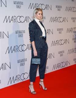 Berlin, 16.01.2018, Die Marc Cain Runway Show findet während der Mercedes-Benz Fashion Week Berlin Autumn Winter 2018 in der S + U-Bahn Station Potsdamer Platz statt. Bild: Lena Gercke *** Berlin 16 01 2018 The Marc Cain Runway Show takes place during the Mercedes Benz Fashion Week Berlin Autumn Winter 2018 at the S U Bahn Station Potsdamer Platz Bild Lena Gercke xsmmpJPGx