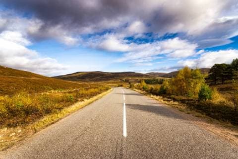 Great Britain, Scotland, Highlands, road  SMAF00905