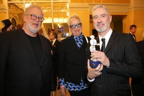 Bavarian Film Award 25 01 2019 Martin Moszkowicz Ms Doris Doerrie Roland Emmerich at the Bavarian Film Award Ceremony at the Prinzregententheater Prinzregentenplatz Munich 25 01 2019