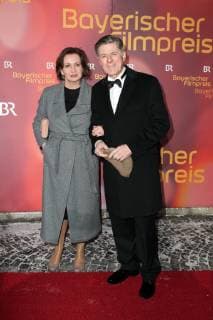 Horst Kummeth with wife Eva Award of the Bavarian Film Prize 2019 in the Prinzrengententheater in Munich on 25 01 2018