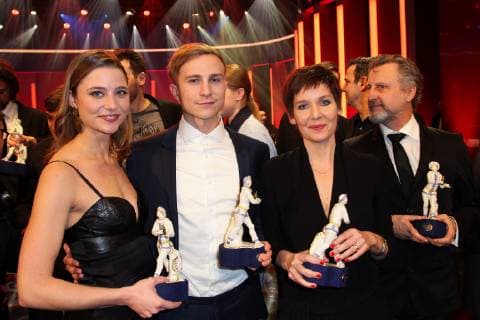 Svenja Jung Max Hubacher Kerstin Polte Robert Marciniak Award of the Bavarian Film Prize 2019 in the Prinzrengententheater in Munich on 25 01 2018