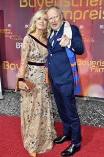 Axel Milberg with wife Judith Milberg at the award ceremony of the 40 Bavarian Film Prize 2018 in the Prinzregententheater Munich 25 01 2019 Foto:xF.xKernx xFuturexImage