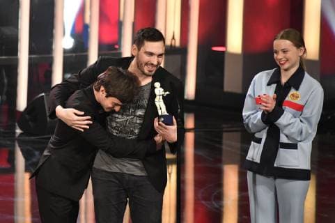 Aaron Hilmer Aron Lehmann and Luna Wedler at the award ceremony of the 40 Bavarian Film Prize 2018 in the Prinzregententheater Munich 25 01 2019 Foto:xF.xKernx xFuturexImage