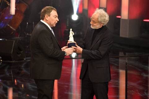 Claus Peter Reisch and Markus Imhoof at the award ceremony of the 40 Bavarian Film Prize 2018 in the Prinzregententheater Munich 25 01 2019 Foto:xF.xKernx xFuturexImage