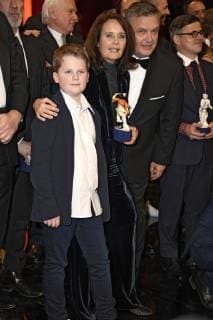 Julius Weckauf Caroline Link and Hape Kerkeling at the award ceremony of the 40 Bavarian Film Prize 2018 in the Prinzregententheater Munich 25 01 2019 Foto:xP.xSchönbergerx xFuturexImage