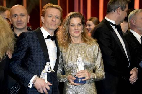Alexander Scheer and Marie Bäumer at the award ceremony of the 40 Bavarian Film Prize 2018 in the Prinzregententheater Munich 25 01 2019 Foto:xP.xSchönbergerx xFuturexImage
