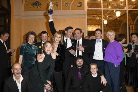 The Cast of Sauerkrautkoma at the award ceremony of the 40 Bavarian Film Prize 2018 in the Prinzregententheater Munich 25 01 2019 Foto:xP.xSchönbergerx xFuturexImage