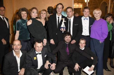 The Cast of Sauerkrautkoma at the award ceremony of the 40 Bavarian Film Prize 2018 in the Prinzregententheater Munich 25 01 2019 Foto:xP.xSchönbergerx xFuturexImage