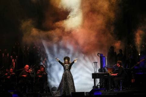 Sarah Brightman Konzert in Mexiko-Stadt January 27, 2019 - EUM20190127ESP08.JPG .CIUDAD DE MEXICO. ConcertConcierto-Sarah Brightman.- Aspectos del concierto que ofrecio la soprano inglesa Sarah Brightman en la Arena Ciudad de Mexico la noche del sabado 26 de enero de 2019. Foto: Agencia EL UNIVERSALJuan Carlos ReyesEELG  - ZUMAu78_ 20190127_zaf_u78_011 Copyright: xElxUniversalx