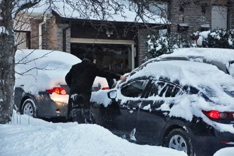January 29, 2019 - Toronto, Ontario, Canada - Massive snowstorm hit Toronto, Ontario, Canada, on January 28, 2019. The storm dropped between 15-25 centimeters of snow across the Greater Toronto Area and broke the record for snowfall amount set in January 2009, with more than 22cm falling before midnight yesterday. Toronto Canada  - ZUMAn230 20190129_zaa_n230_500 Copyright: xCreativexTouchxImagingxLtdx