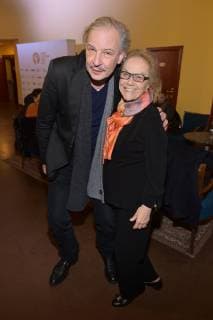 Ernst Lubitsch Prize Award Leander Haussmann Nicola Lubitsch Daughter of Ernst Lubitsch at the Ernst Lubitsch Prize Award from the Club der Filmjournalisten Berlin e V at the cinema Babylon in Berlin on 30 01 2019