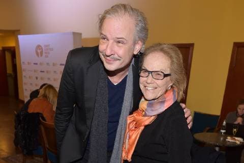 Ernst Lubitsch Prize Award Leander Haussmann Nicola Lubitsch Daughter of Ernst Lubitsch at the Ernst Lubitsch Prize Award from the Club der Filmjournalisten Berlin e V at the cinema Babylon in Berlin on 30 01 2019