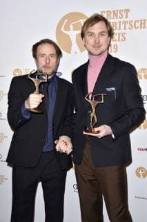 Bjarne Mädel and Lars Eidinger at the 61st Ernst Lubitsch Prize 2019 in the cinema Babylon Berlin 30 01 2019 Foto:xN.xKubelkax xFuturexImage
