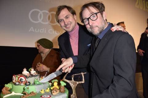 Lars Eidinger and Bjarne Mädel at the 61st Ernst Lubitsch Prize 2019 in the cinema Babylon Berlin 30 01 2019 Foto:xN.xKubelkax xFuturexImage