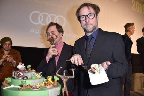 Lars Eidinger and Bjarne Mädel at the 61st Ernst Lubitsch Prize 2019 in the cinema Babylon Berlin 30 01 2019 Foto:xN.xKubelkax xFuturexImage