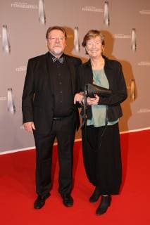 Juergen von der Lippe and Anne Dohrenkamp arriving at the German Television Award ceremony on 31 01 2019 in Duesseldorf German Television Award ceremony 2019 in Duesseldorf