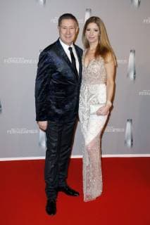 Joachim Llambi with his girlfriend Rebecca Rosenschon at the presentation of the German Television Award 2019 at the Düsseldorf Rheinterrasse Düsseldorf 31 01 2019 Foto:xS.xGabschx xFuturexImage