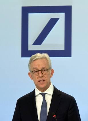 Germany Frankfurt 01 02 2019 Karl von Rohr Deputy Chairman of the Management Board of Deutsche Bank AG during the press conference Annual Media Conference of Deutsche Bank AG