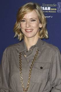 Lea Drucker ( Meilleur actrice pour le film Jusqu a la Garde ) CELEBRITES : Dejeuner des nommes - Cesar 2019 - 03 02 2019 GwendolineLeGoff Panoramic 