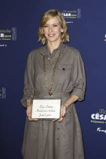 Lea Drucker ( Meilleur actrice pour le film Jusqu a la Garde ) CELEBRITES : Dejeuner des nommes - Cesar 2019 - 03 02 2019 GwendolineLeGoff Panoramic 