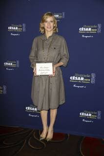 Lea Drucker ( Meilleur actrice pour le film Jusqu a la Garde ) CELEBRITES : Dejeuner des nommes - Cesar 2019 - 03 02 2019 GwendolineLeGoff Panoramic 