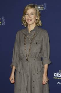 Lea Drucker ( Meilleur actrice pour le film Jusqu a la Garde ) CELEBRITES : Dejeuner des nommes - Cesar 2019 - 03 02 2019 GwendolineLeGoff Panoramic 