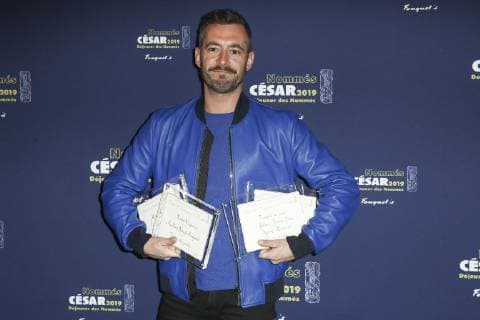 Xavier Legrand ( Meilleur Premier film et meilleur scenario original pour Jusqu a la Garde ) CELEBRITES : Dejeuner des nommes - Cesar 2019 - 03 02 2019 GwendolineLeGoff Panoramic 